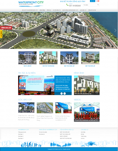 Web dự án Waterfront City